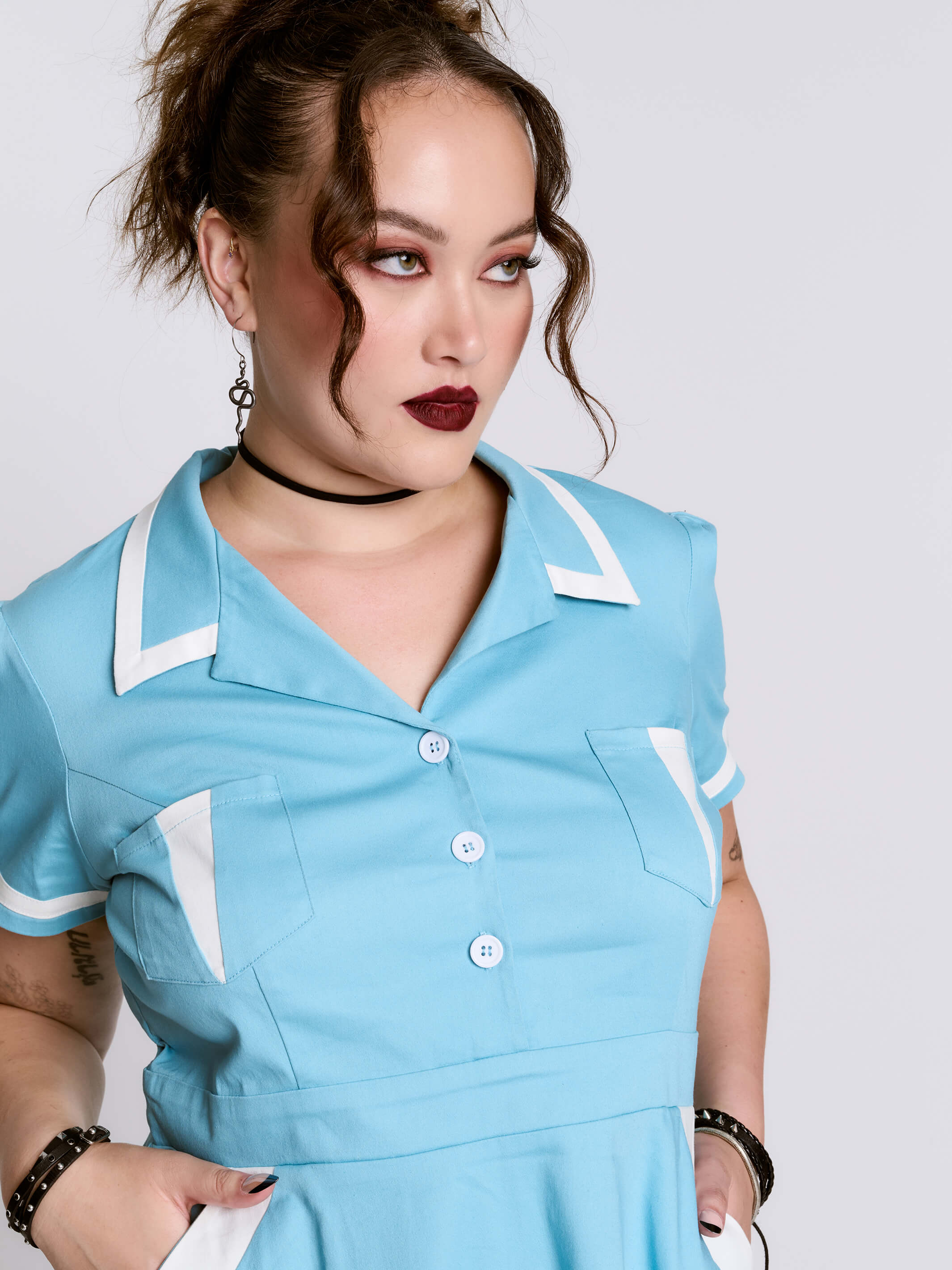 Black Lodge Waitress Dress - Image 10