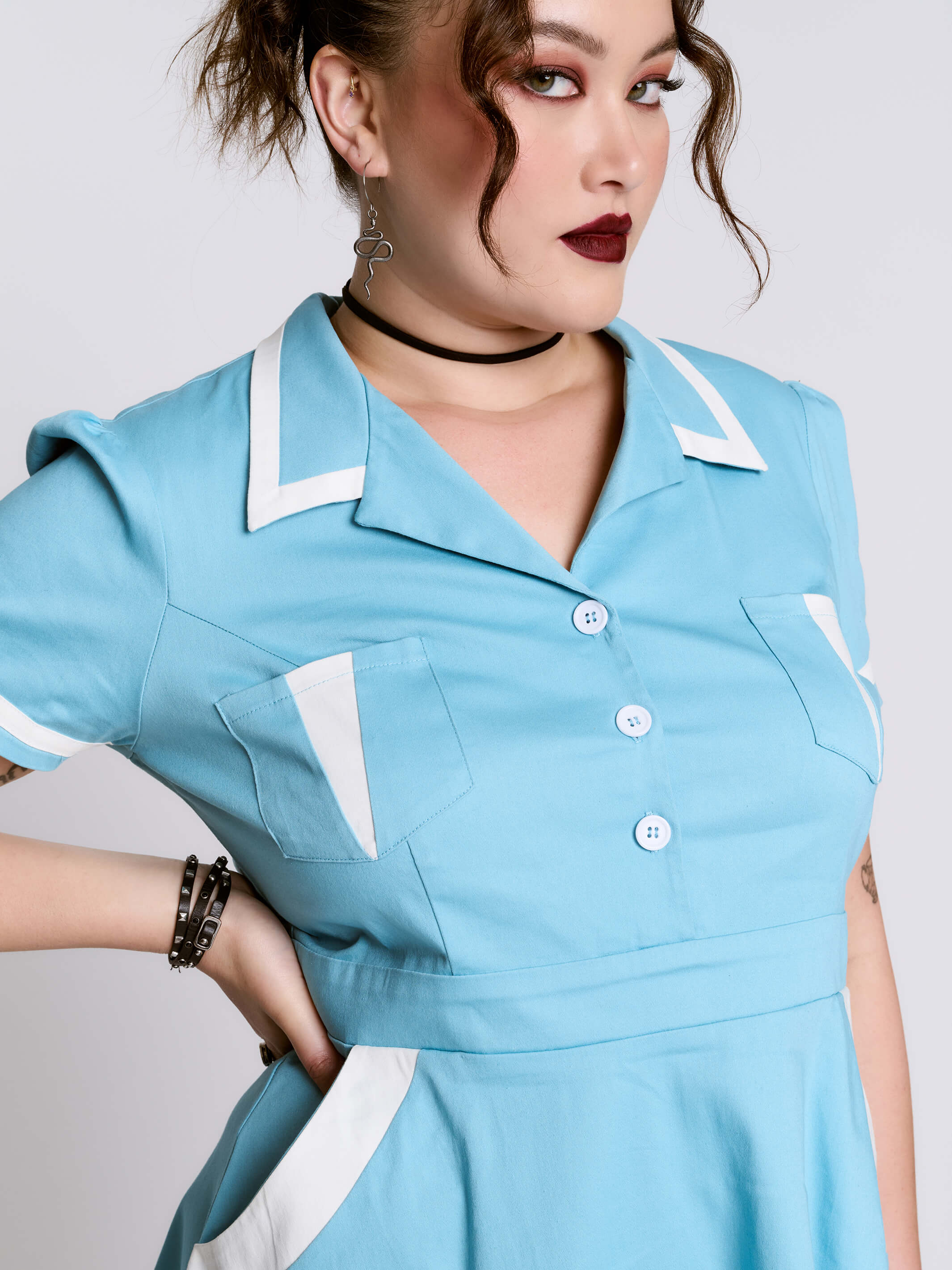 Black Lodge Waitress Dress - Image 11